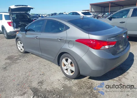 2013 Hyundai Elantra Gls z USA, uszkodzony, nr VIN 5NPDH4AE0DH241738